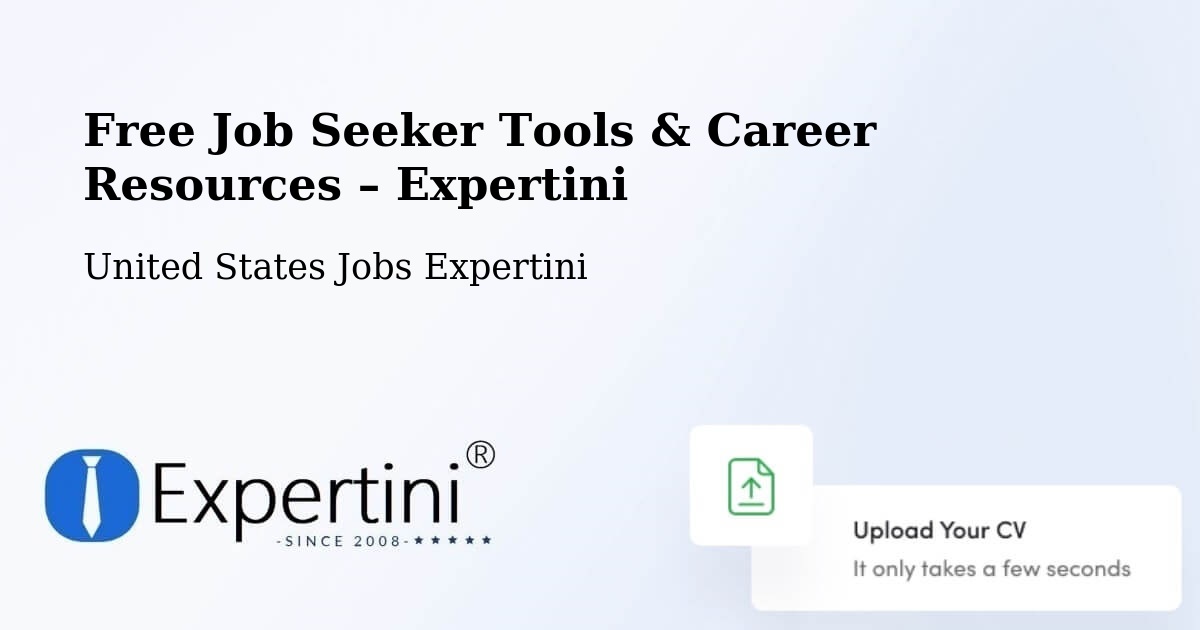 Free Job Seeker Tools & Career Resources – West Jordan - West Jordan, United States Jobs Expertini